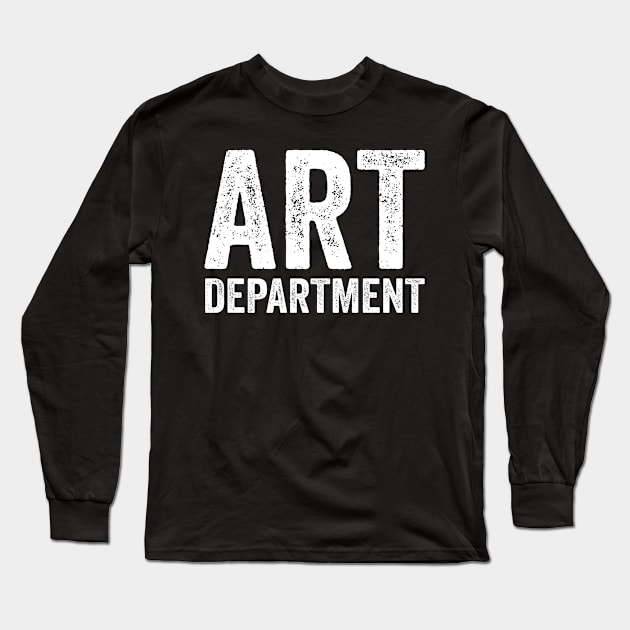 Art Departmen - White Style Long Sleeve T-Shirt by Akbar Rosidianto shop